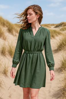 Little green dress via Common & Sense