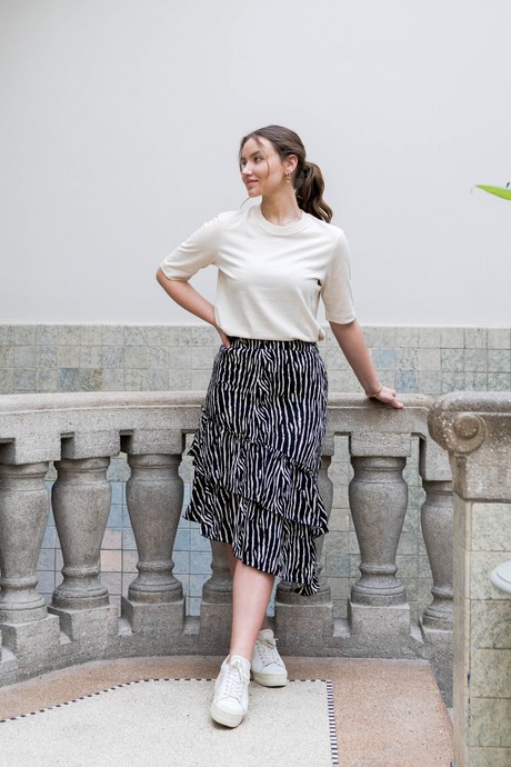 Fleur rok – zebra print from Common & Sense