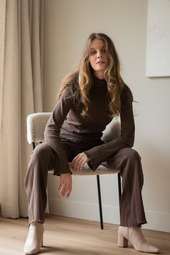 Claire knitted flared pants from Common & Sense
