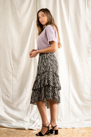 Fleur rok – zebra print from Common & Sense
