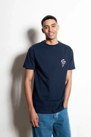 Duurzaam T-shirt Hiland | navy blue from common|era sustainable fashion