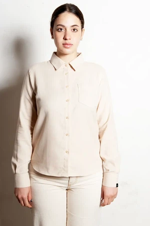 Duurzame blouse Zihull | beige from common|era sustainable fashion