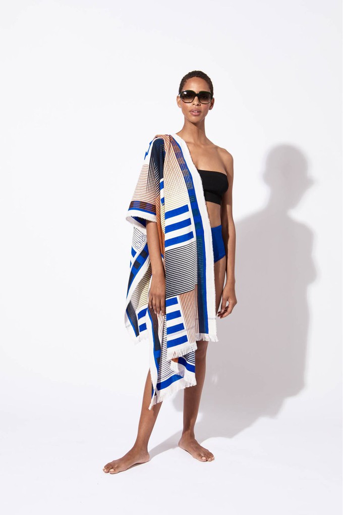 BLUE VIBRANT BEACH TOWEL from Cool and Conscious