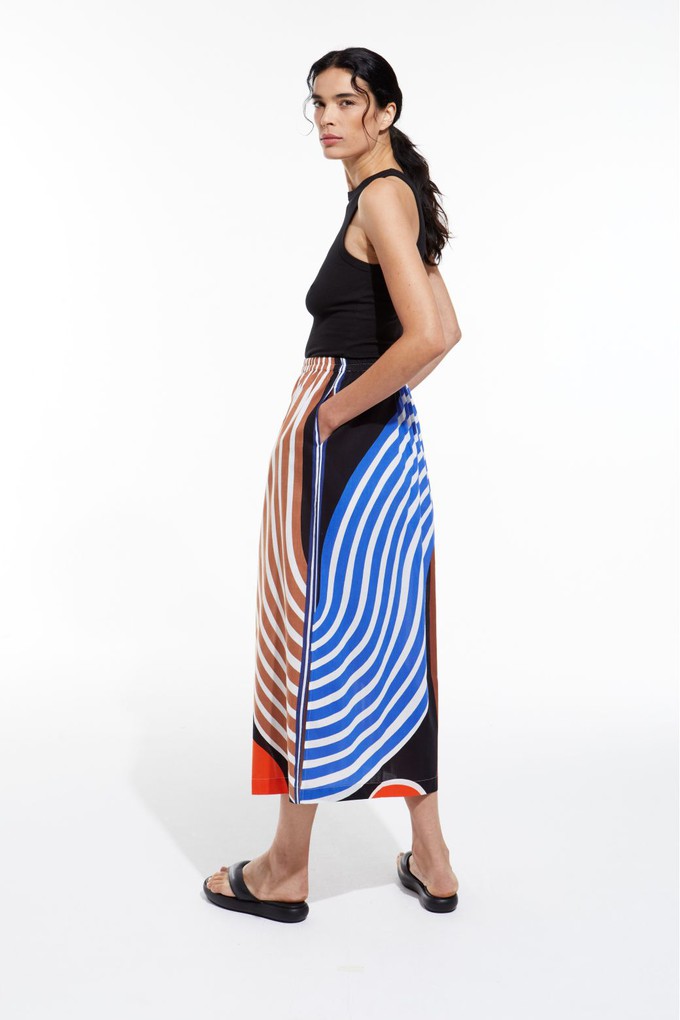 BLACK BLUE JULIETE FLOW SKIRT from Cool and Conscious