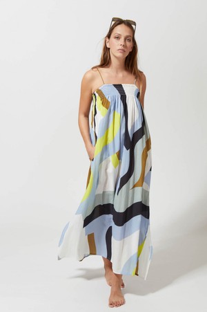 LIME IRIS BAIGNADE DRESS from Cool and Conscious