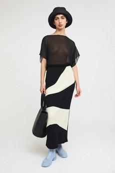 Bertha skirt black/beige via Cool and Conscious