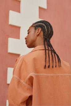 TERRACOTTA JACKY DUNE JACKET via Cool and Conscious
