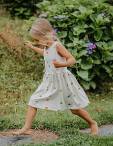 Kids' dress ROMY in sustainable eucalyptus fibre via CORA happywear