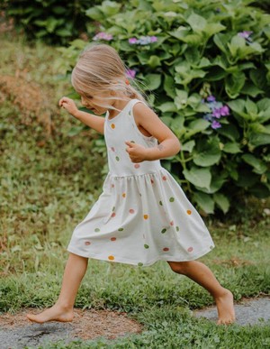 Kids' dress ROMY in sustainable eucalyptus fibre from CORA happywear