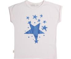 Organic T-Shirt Eucalyptus Laura with stars via CORA happywear
