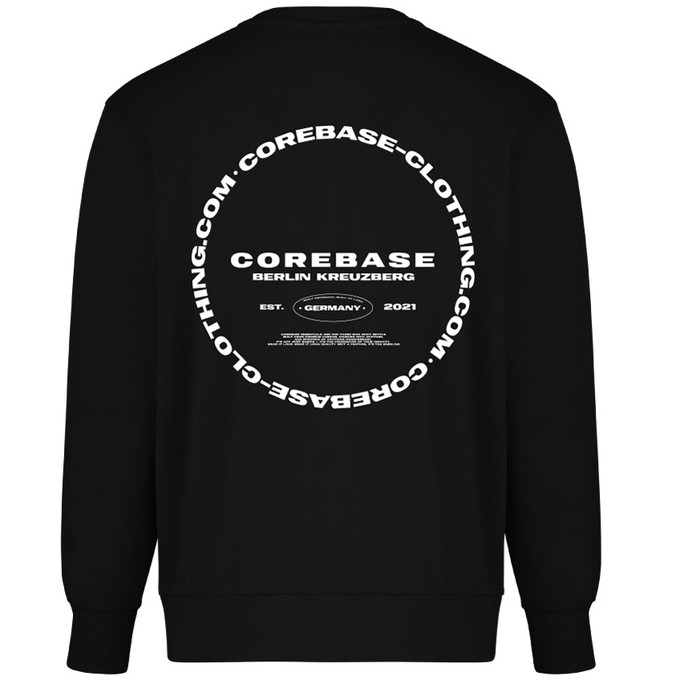Hoodie - Unisex Oversized Fit - Black from COREBASE