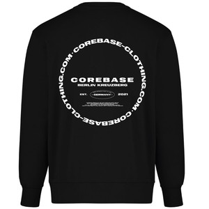 Hoodie - Unisex Oversized Fit - Black from COREBASE
