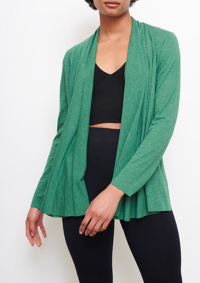 Waterfall Cardi in Fern from Cucumber Clothing