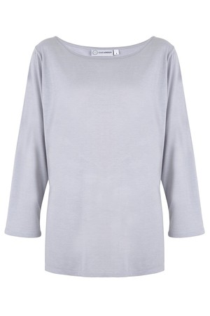 Sweatshirt in Silver from Cucumber Clothing