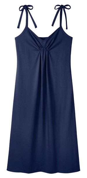 Florence Cami Nightdress in Navy from Cucumber Clothing