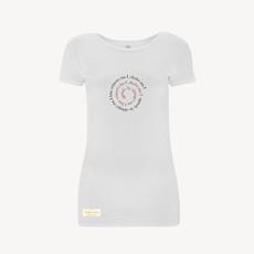 Duurzame dames yoga stretch shirt – I AM WHOLE – Daily Mantra van Daily Mantra