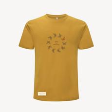 Duurzame heren t-shirt – LOVE AND GRATITUDE – Daily Mantra via Daily Mantra