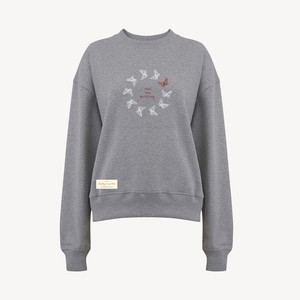 100% biologisch katoenen dames sweater – LOVE AND GRATITUDE – Daily Mantra from Daily Mantra