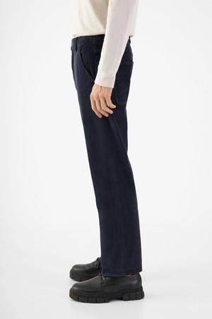 MANE Relaxed Straight Corduroy - French - Dark Navy - Menswear from DAWN Denim