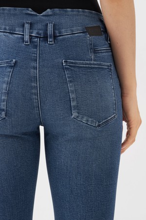 SUN UP Skinny Powerstretch - Design Details - Medium Blue from DAWN Denim SUN UP Skinny Powerstretch - Design Details - Medium Blue from DAWN Denim