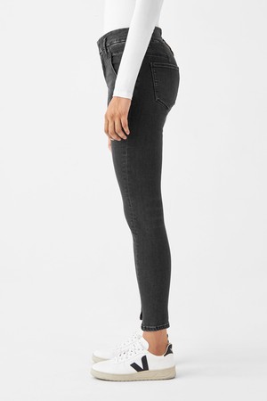 SUN UP Skinny Powerstretch - Design Details - Black Denim from DAWN Denim SUN UP Skinny Powerstretch - Design Details - Black Denim from DAWN Denim