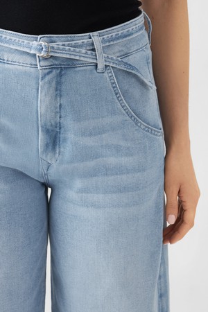BLINK High Waist Culotte Jeans - Light Blue from DAWN Denim