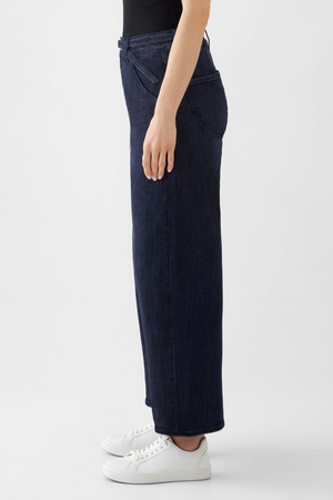 BLINK Wide Barrel Culotte Soft Denim - Classic - Raw Blue from DAWN Denim