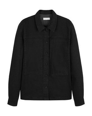 QUIET Jacket - Soft Denim Tencel - Black/Black - Menswear from DAWN Denim