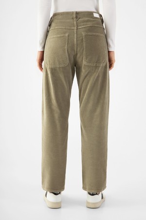 MANE Relaxed Straight Corduroy - French - Sage Green - Womenswear from DAWN Denim