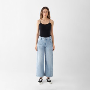 BLINK High Waist Culotte Jeans - Light Blue from DAWN Denim