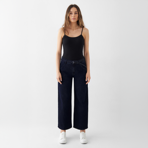 BLINK Wide Barrel Culotte Soft Denim - Classic - Raw Blue from DAWN Denim