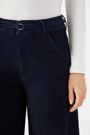 BLINK Wide Barrel Culotte Soft Denim - Classic - Raw Blue from DAWN Denim