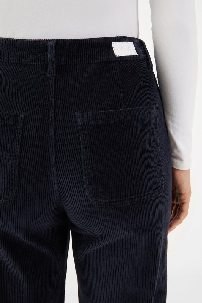 DEW Flared Corduroy - Sailor - Dark Navy from DAWN Denim