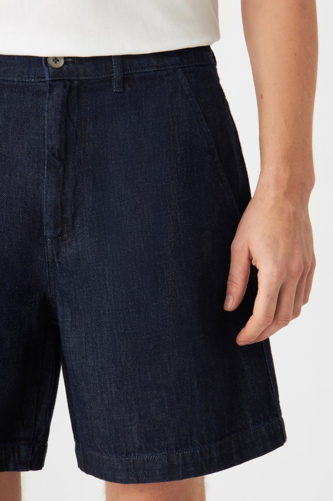 SHORTY Lightweight Hemp - Shorts - Raw Blue from DAWN Denim