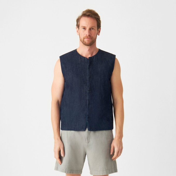 KASHEW Lightweight Hemp - Padded Vest from DAWN Denim