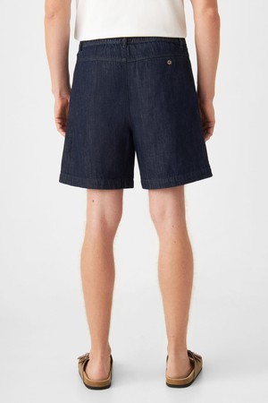 SHORTY Lightweight Hemp - Shorts - Raw Blue from DAWN Denim