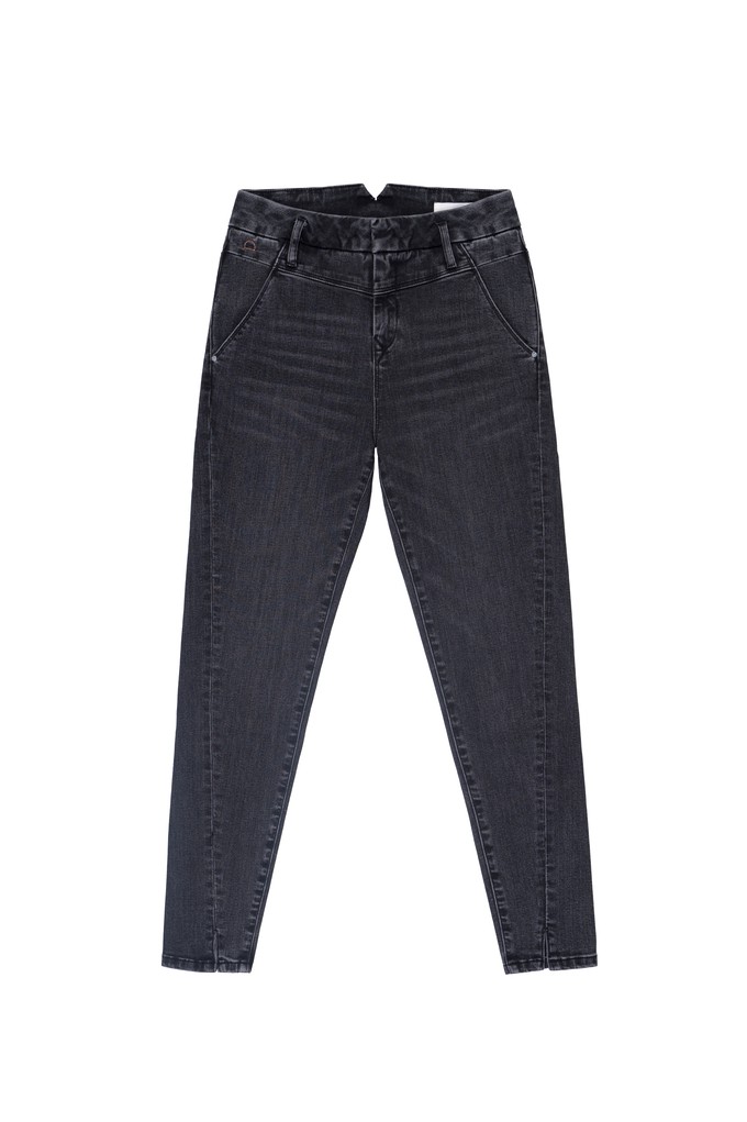 SUN UP Skinny Powerstretch - Design Details - Black Denim from DAWN Denim SUN UP Skinny Powerstretch - Design Details - Black Denim from DAWN Denim