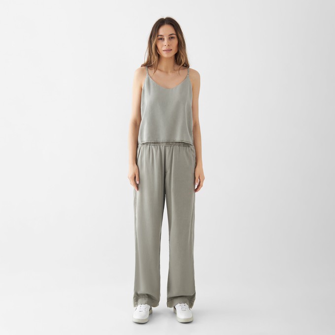 RAY Easy On Tencel - Pants - Rock Olive from DAWN Denim