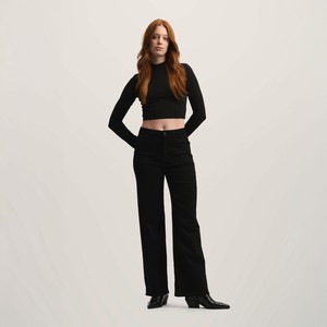 DEW Flared Soft Denim - Classic - Stay Black from DAWN Denim