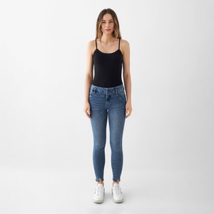 SUN UP Skinny Powerstretch - Design Details - Medium Blue from DAWN Denim SUN UP Skinny Powerstretch - Design Details - Medium Blue from DAWN Denim