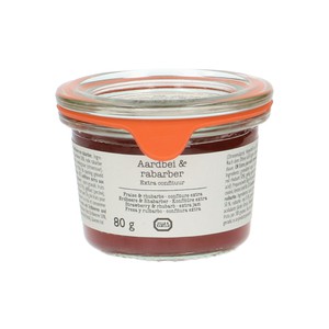 Extra-confituur, aardbei & rabarber, 80 gram from Dille & Kamille