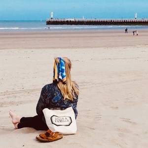 Canvas tas, Dille & Kamille, bio-katoen, klein, 33 x 35 x 10 cm from Dille & Kamille