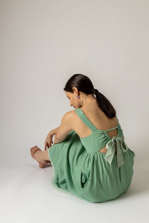 Clara Green Dress from Doodlage