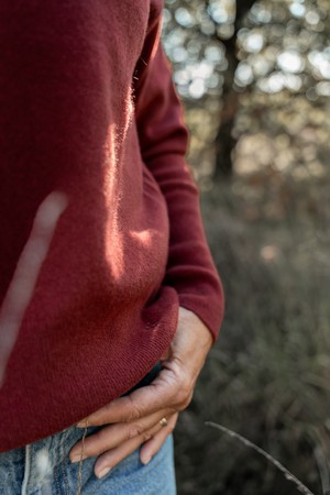 Trui Claudia – Bordeaux Red from Douxx