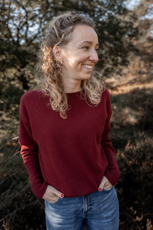 Trui Claudia – Bordeaux Red from Douxx