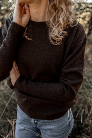 Trui Claudia – Chocolate Brown from Douxx