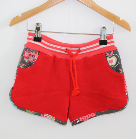 Hotpants rood from Dress en Les