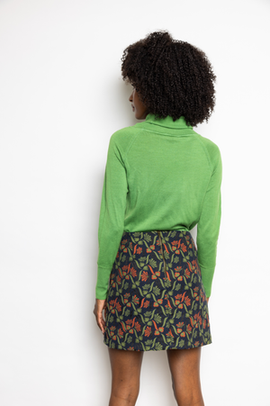 Pepper Skirt | Green/orange flower from Elements of Freedom