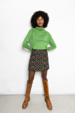 Pepper Skirt | Green/orange flower from Elements of Freedom