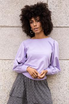 Jasmin Sweater | Purple via Elements of Freedom